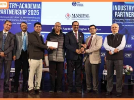 MAHE Honoured with Prestigious CII Industry–Academia Partnership Award