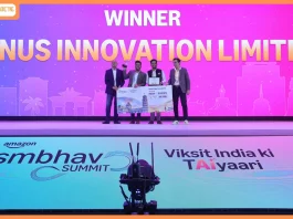Genus Innovation Wins Amazon Smbhav SRP Award 2025 for Blockbuster Festive Season Performance Powered by MaxiLion ESS Genus Innovation Wins Amazon Smbhav SRP Award 2025 for Blockbuster Festive Season Performance Powered by MaxiLion ESS