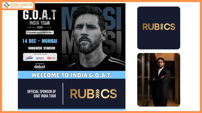 Rubics Group Becomes Official Sponsor for Lionel Messi’s G.O.A.T. India Tour 2025
