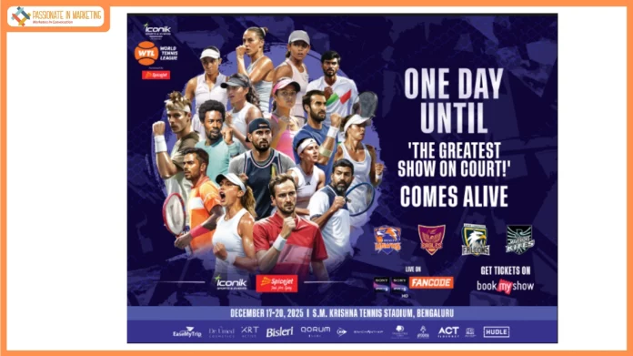 Iconik Sports & Events World Tennis League’s India Debut to be Broadcast in Over 100 Countries