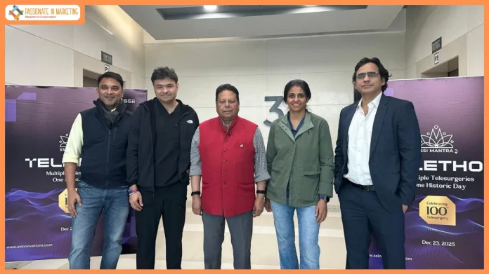 SS Innovations International Hosts India’s First Robotic Telesurgery Marathon, commemorating 100 Telesurgeries milestone with SSII Mantra