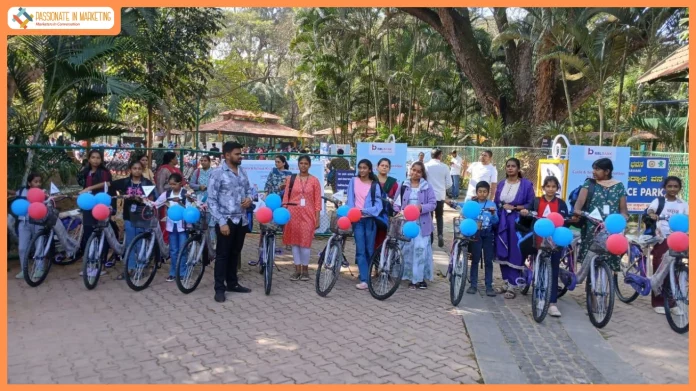 BL Bank donates 400 bicycles to girl students in Bengaluru under its CSR Initiative UMEED