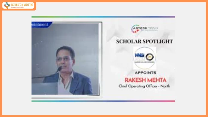 Hindustan National Glass & Industries Limited (HNGIL) Appoints Mr. Rakesh Mehta COO North