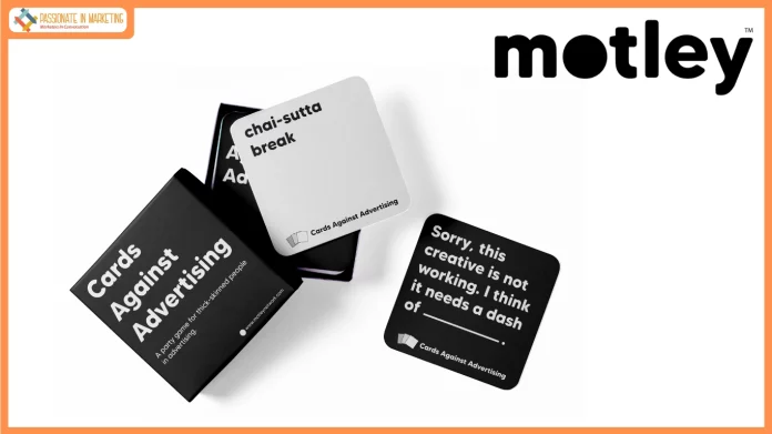 Independent Creative Agency Motley Launches ‘Cards Against Advertising’, a Satirical Take on Agency Culture