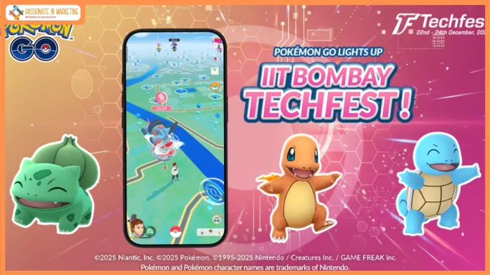 Pokémon GO Arrives at IIT-Bombay Techfest 2025 with Special In-Game Experiences