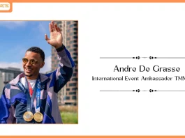 Olympic Champion Andre De Grasse named International Event Ambassador for the 21st edition of the Tata Mumbai Marathon