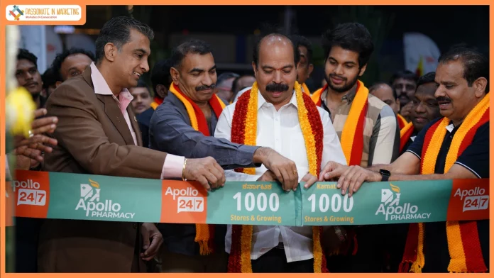 Apollo Pharmacy Becomes 1,000 Stores Strong in Karnataka. Milestone store inaugurated in Bengaluru