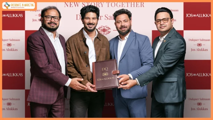 Dulquer Salmaan Joins Jos Alukkas as Brand Ambassador