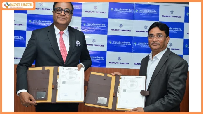 Maruti Suzuki collaborates with Uttar Pradesh Gramin Bank to expand retail car financing network; celebrates 50th retail finance partner