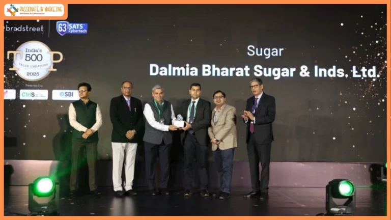 Dalmia Bharat Sugar recognised as India’s Top Value Creator at Dun & Bradstreet 2025 Summit