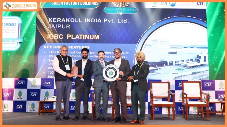 Kerakoll’s Jaipur Facility Awarded IGBC Platinum Certification, Reinforcing Its Leadership in Sustainable Construction
