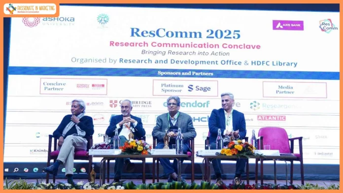 India Ranks Third Globally in Research Output, But Quality Gap Persists: says NAAC Chairman Anil Sahasrabudhe at Ashoka University’s ResComm 2025