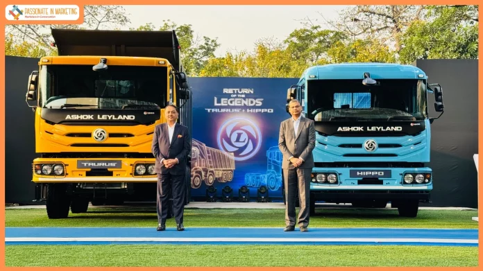 Ashok Leyland Reintroduces Iconic TAURUS and HIPPO Heavy-Duty Trucks