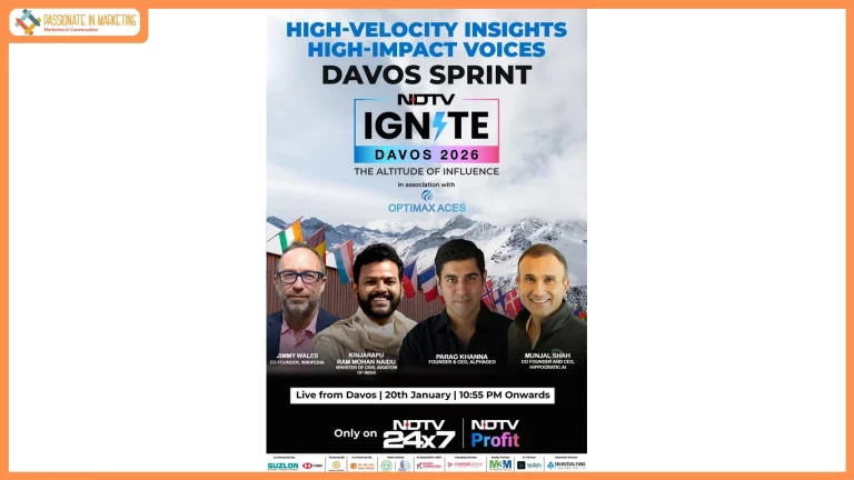 At Davos, NDTV Unveils ‘Davos Sprint’, an Innovative Editorial Approach to Global Conversations