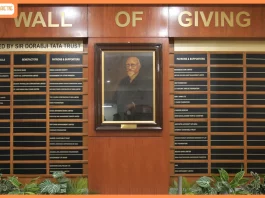 BKT Foundation honored on the Wall of Giving at Mumbai’s Tata Memorial Hospital for long-standing commitment to cancer care