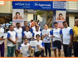 Eye Health & Eye Donation Awareness Marathon Organised by AdityaJyot Eye Hospital, A unit of Dr Agarwals Eye Hospital