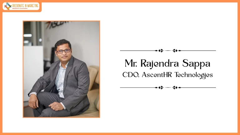 Mr. Rajendra Sappa, CDO, AscentHR Technologies