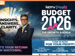 NDTV Profit Launches "Return on Watching’ – A High-Impact Editorial Campaign for Union Budget 2026