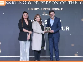 Raffles Udaipur’s Puja Singh Wins Marketing and PR Person of the Year 2025 – Upper Upscale at Hotelier India Awards 2025
