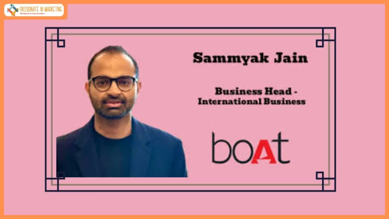 boAt elevates Sammyak Jain to Business Head - International Business