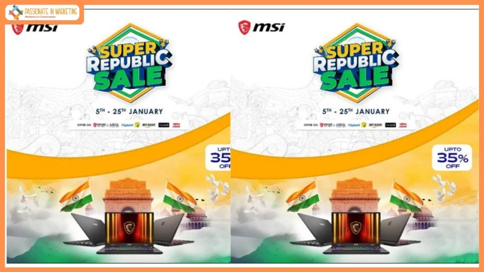 Celebrate Republic Day with MSI's Tricolor of Technology Offers