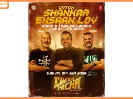 Lulu Mall, Kochi Braces for a Musical Blast as Shankar–Ehsaan–Loy Arrive for the Audio and Trailer Launch of Reel World Entertainment's Chatha Pacha