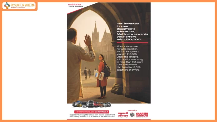 After disbursing 11,000+ scholarships to truck drivers’ daughters, Mahindra announces the 12th edition of ‘Saarthi Abhiyaan’ Program