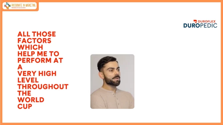 Virat Kohli shares his mantra for enhanced performance