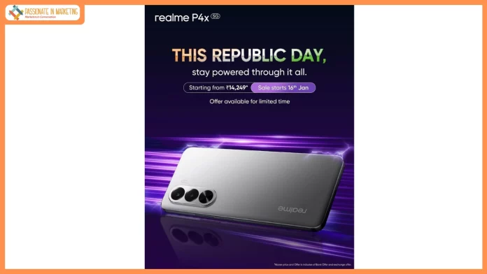 realme Kicks Off Republic Day Sale with Exciting Offers Across GT, Narzo and P Series realme Kicks Off Republic Day Sale with Exciting Offers Across GT, Narzo and P Series