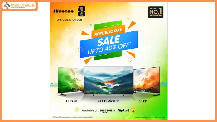 Hisense and Toshiba Unveil Republic Day Sale 2026: Discounts of Up to 40% on Smart TVs Across Amazon and Flipkart