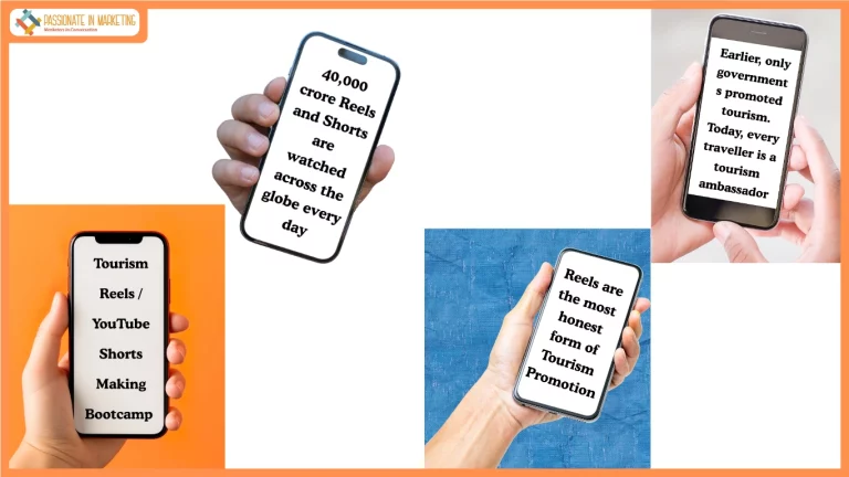 To be organised by the Tourism Committee of FTCCI & CreatorWerse 40,000 crore Reels and Shorts are watched across the globe every day Reels are the most honest form of Tourism Promotion. Earlier, only governments promoted tourism. Today, every traveller is a tourism ambassador