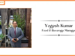 Sayaji Kolhapur Appoints Yogesh Kumar as Food & Beverage Manager