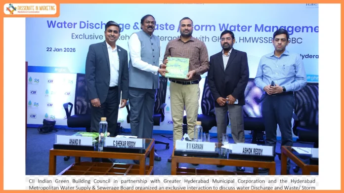 IGBC and GHMC Host Strategic Stakeholder Dialogue on Water Discharge and Stormwater Management to Advance Hyderabad's Urban Water Resilience IGBC and GHMC Host Strategic Stakeholder Dialogue on Water Discharge and Stormwater Management to Advance Hyderabad's Urban Water Resilience