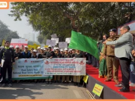SIAM Organises Road Safety Walk with Delhi Traffic Police for School Children as Part of National Road Safety Month