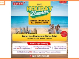SOTC Travel announces ‘Holiday Bazaar’ across Five Cities on January 18, 2026