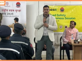 ParaSafe Partners with Gurgaon Traffic Police to Equip Personnel with Smart Helmet Safety Lights During National Road Safety Month 2026 parasafe-partners-with-gurgaon-traffic-police-to-equip-personnel-with-smart-helmet-safety-lights-during-national-road-safety-month-2026