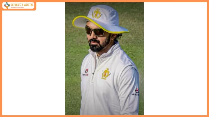 kl-rahul-spotted-wearing-kragbuzz-during-karnatakas-ranji-trophy-match