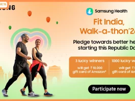 samsung-announces-fit-india-walk-a-thon-26-on-samsung-health-app