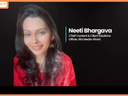 Ritz Media World Appoints Neeti Bhargava as Chief Content & Client Solutions Officer