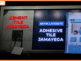 MYK LATICRETE Takes Category Education to the Streets with Disruptive OOH Campaign Challenging Traditional Ways of Tile Installation