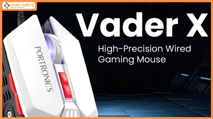 Portronics Introduces Vader X — A High-Precision Wired Gaming Mouse Built for Speed, Control, and Style