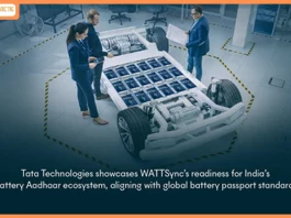 Tata Technologies showcases WATTSync’s readiness for India’s Battery Aadhaar ecosystem, aligning with global battery passport standards