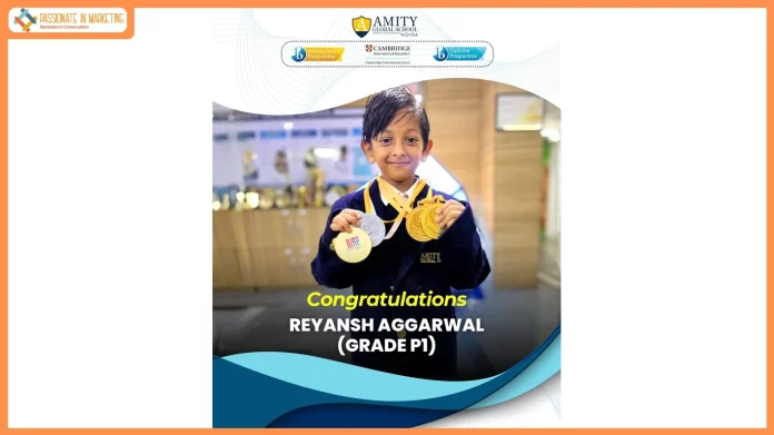 Amity Global School Noida Wins Four Medals at Inter-Academy Gymnastics Competition