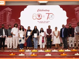 JK Lakshmipat University Design Students Felicitated by Union Tourism Minister for ITDC Systems Design Project