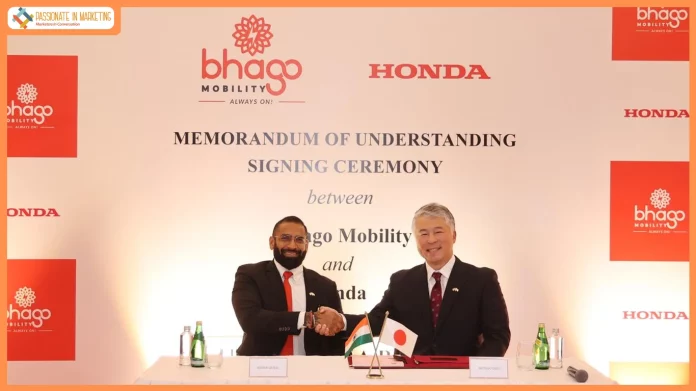 Bhago Mobility partners with Honda Motorcycle & Scooter India and Honda Power Pack Energy India to Launch Intelligent Sustainable Mobility Transport Platform