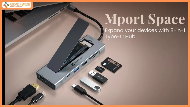 Portronics Launches Mport Space: 8-in-1 Type-C Hub with Built-In M.2 SSD Expansion for Seamless Productivity