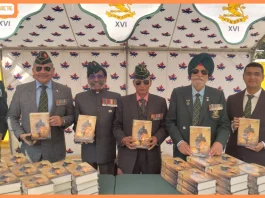 Ceremonial Unveiling Of Grit Blood and Glory – The Untold Story of Jangi Six By Lt Col Prem Andrews Brings Forth The Glory Of 6 Kumaon Ceremonial Unveiling Of Grit Blood and Glory – The Untold Story of Jangi Six By Lt Col Prem Andrews Brings Forth The Glory Of 6 Kumaon
