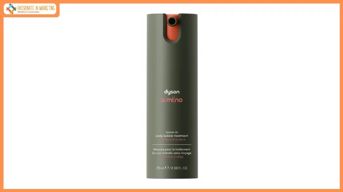 Dyson Beauty’s first scalp formulation, Dyson Amino™. Clinically proven to help reduce oil by 62% and visible flakes by 88%