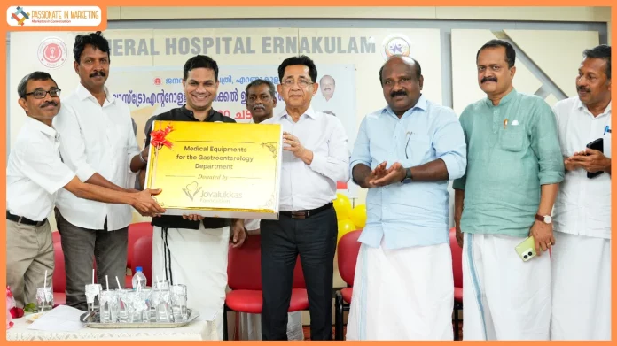 Joyalukkas Group Donates ₹50 Lakh Worth Medical Equipment to Ernakulam General Hospital Joyalukkas Group Donates ₹50 Lakh Worth Medical Equipment to Ernakulam General Hospital
