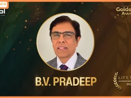 MRSI to present B.V. Pradeep with Lifetime Achievement Award at 7th Golden Key Awards